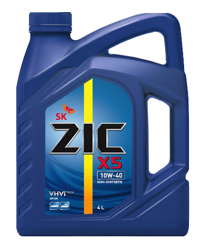 Моторное масло ZIC X5 Diesel 10W-40, 4л